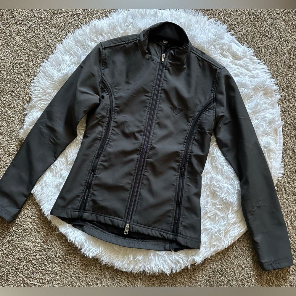 Tuff Rider Equestrian Tammy Jacket Gray Womens‎ Size XS